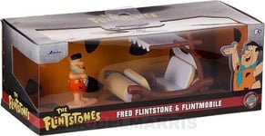 Jada 253253002 Hanna Barbera - Ancestors' Car - The Flintstones Car with Fr