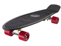 Ridge Retro 27 Skateboard complet Noir/Rouge 27" x 7,5" - 69 cm