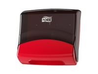 Dispenser Tork® W4 Top Pak Performance, 654008, Til Foldede Ark, Rød