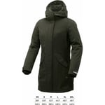 Veste Parka Femme 2in1 Verte Airborne Taille L - Certifiée Vélo CE, Pratique Tuc