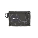 BOLD Lässig Porte-monnaie pour enfants avec fermeture velcro et fenêtre transparente/School Wallet Bold Edges grey