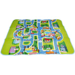 Haloyo - Tapis enfant Tapis Tapis de Jeu Circuit Voiture de Course Tapis Rectangle Géant Jouet Cadeau