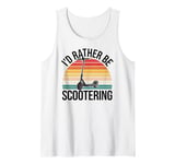 Scooter Electric Retro Vintage Street Stunt E-Scooter Tricks Tank Top