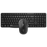 Rapoo Wireless Keyboard and Mouse Bundle X1800S QWERTY 1000 DPI 18432