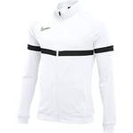 NIKE Boy's Dri-fit Academy 21 Track Jacket, White/Black/Black/Black, S UK