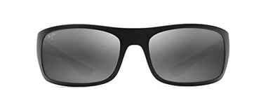 Maui Jim Men's Sunglasses, Grey Big Wave Black Matte, One Size