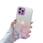 Newseego Compatible avec l'étui iPhone 12 Pro Max, étui en TPU Souple et élégant, Design de Peinture à l'aquarelle en marbre Clair, étui de Protection Mince et Flexible pour iPhone 12 Pro Max.