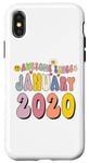 iPhone X/XS Awesome Since January 2020 Groovy 5 Years Old 5th Birthday Case