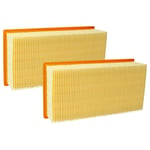 2 Air Filter for Kärcher K3501 K3500E K2000TE K2000E NT14/1 Wet/Dry Hoover