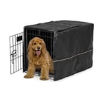 MidWest Homes for Pets Dog Crate Cover with Teflon Fabric Protector, Privacy Dog Crate Cover Fits MidWest and New World 76.2 cm Long (30-Inch) Dog Crates, Machine Wash & Dry, CVR-30