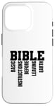 Coque pour iPhone 16 Pro INSTRUCTIONS DE BASE AVANT DE QUITTER LA TERRE - B.I.B.L.E