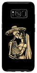 Coque pour Galaxy S8 Day Dead Squelette Mariage Couple Mari Femme Dia de
