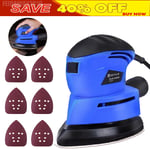 Electric Detail Palm Sander Detail Sanding Orbital Sheets Dust Collection Box