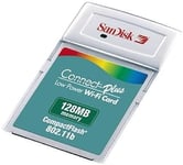 Hama Carte PC CompactFlash Wi-FI avec mémoire intégrée de 128 Mo