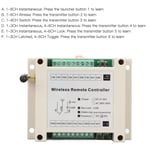 DC12V 6CH Wireless Remote Controller LED Light Switch Relay Radio Transmitte REZ