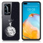 Huawei Fantasy P40 kuoret - Mies kuussa Musta