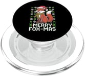 Merry Fox Mas Funny Fox Noël 2024 PopSockets PopGrip pour MagSafe