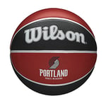 Wilson Basketball, NBA Team Tribute Model, PORTLAND TRAIL BLAZERS, Outdoor, Rubber, Size: 7