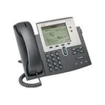 Cisco Unified IP Phone 7942G - Téléphone VoIP - SCCP, SIP - argent, gris foncé - avec 1 x licence d'utilisateur pour Cisco CallManager Express