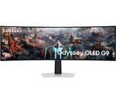 SAMSUNG Odyssey G9 LS49CG934SUXXU Wide Quad HD 49" Curved OLED Gaming Monitor - White, White