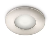 Philips MyBathroom Recessed Spotlight Matt Chrome + 1 x 35 Watts GU10 Bulb - New