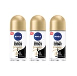 NIVEA Invisible Silky Smooth Roll-on Deodorant Antiperspirant 50ml 3, 6 Pack