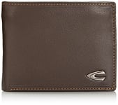 camel active Bags Vegas Portefeuille en Cuir pour Homme avec Protection Anti-RFID Taille S, Marron, 10 cm, Porte-Monnaie