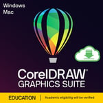 CorelDRAW Graphics Suite - Etudiants et enseignants - 1 utilisateur - licence perpétuelle + maintenance 1 an