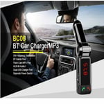 Bluetooth Music Receiver 3.5mm Adapter Handsfree Car Speaker Fm One Size