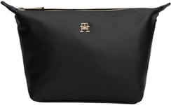 Tommy Hilfiger Trousse de Toilette Femme Poppy Reform Washbag avec Fermeture Éclair, Noir (Black), Taille Unique