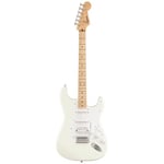 Squier by Fender Limited Edition Sonic® Stratocaster® Electric Guitar HSS, Maple Fingerboard, White Pickguard, Arctic White