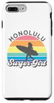 Coque pour iPhone 7 Plus/8 Plus Honolulu Surfer Girl Hawaii Hawaii Surf Beach Cute