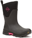 Muck Boot Womens Wellies Arctic Ice mid Slip Onblack hot pink UK Size