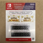 Pokémon Scarlet & Violet Dual Pack Download Codes for 2 x 100 Poké Balls