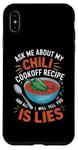 Coque pour iPhone XS Max Demandez-moi sur ma recette de cuisson au chili et tout ce que je vais vous dire