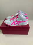 Asics Onitsuka Tiger Aaron MT SG Unisex Kids Sneakers Trainers Grey/Pink UK 5.5