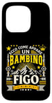 Coque pour iPhone 15 Pro Un Bambino Figo Idee Regalo Compleanno Bambino Anni Maschio