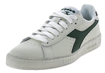 Diadora Mixte Game L Low Waxed Chaussure de Gymnastique, Bianco, 35 EU