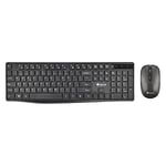 NGS Hype KIT - Clavier et Souris sans Fil, DPI: 800/1200/1600, Multi-dispositifs BT4.0+BT4.0+2.4Ghz (QWERTY Espagnol)