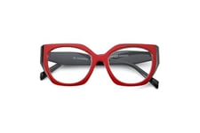 CHARRO Panama Reading Glasses, Rosso-Nero, 3.5 Unisex