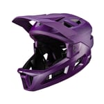 Full Face MTB Enduro 2.0 Helmet with Removable Chin Guard Purple LEATT Bike