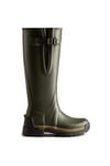 Dark Green 'Balmoral Adjustable Neoprene Lined' Wellington Boot