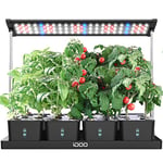 iDOO Hydroponics Growing System, Birthday Gifts for Women Men, Thank You Gift, 20 pods Indoor Herb Garden, Auto Timing LED Growth Light, Smart Garden Hydroponic Indoor Garden Up to 68cm, No Pump