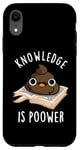 Coque pour iPhone XR Knowledge Is Poo-wer Jeu de mots amusant