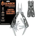 Gerber Pince multifonctions, Suspension avec étui de protection, 12 outils en 1, Noir, 31-003620