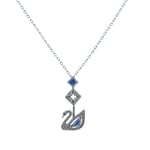 Swarovski Necklace Swan Dazzling Blue 5530625