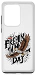 Coque pour Galaxy S20 Ultra T-shirt graphique Patriotic Freedom USA