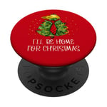 Trump is Home For Christmas Make Christmas Great Again Trump PopSockets Adhesive PopGrip