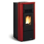 Extraflame Poêle à Granulés 7kW Giusy 5.0 Bordeaux 5 Étoiles