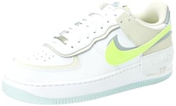 Nike Femme Dunk Low Sneaker, White Lt Lemon Twist Wolf Grey, 44 EU